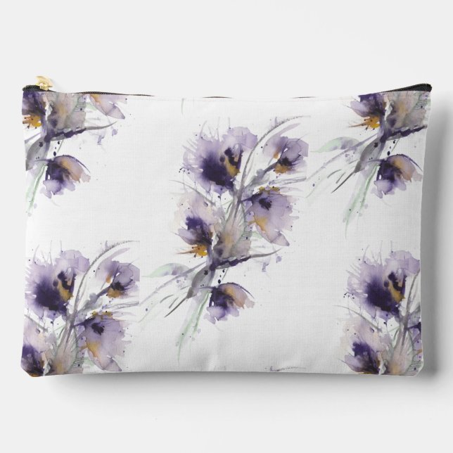 Floral Splash Toilettebeutel Zubehörtasche (Vorderseite)