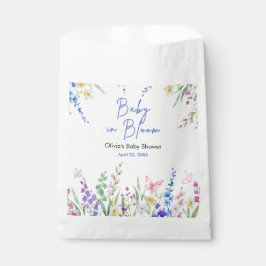 Floral Spring Baby in Bloom Baby Shower Geschenktütchen