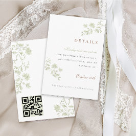 Floral Spring Chinoiserie Einschließung Karte