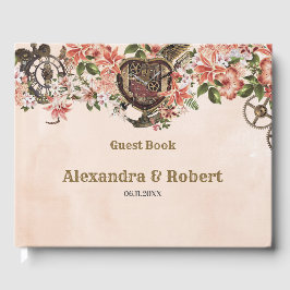 Floral Steampunk Wedding Gästebuch