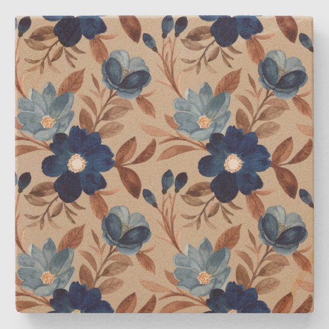 floral steinuntersetzer (Vorderseite)