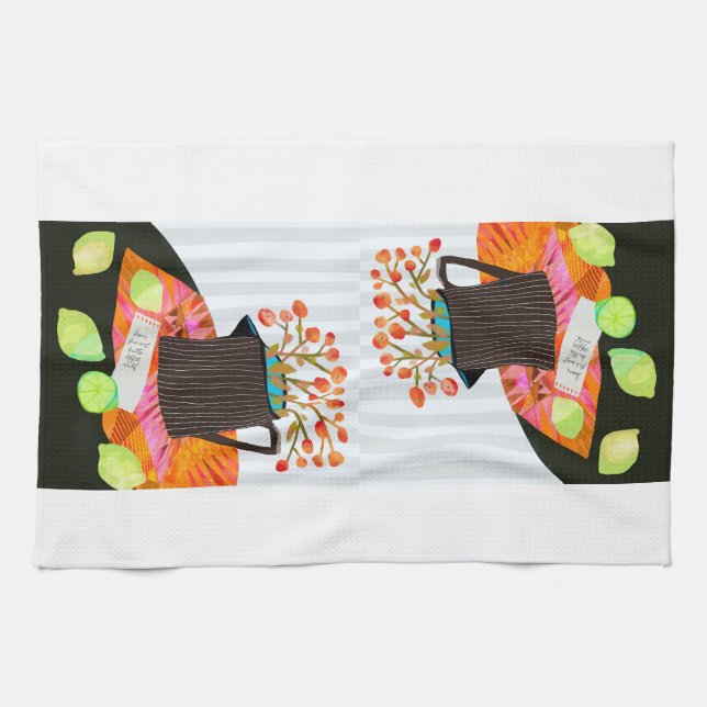 Floral Still Life Küche Handtuch (Horizontal)