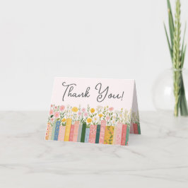 Floral Storybook Ihr nächstes Kapitel Brautparty Dankeskarte