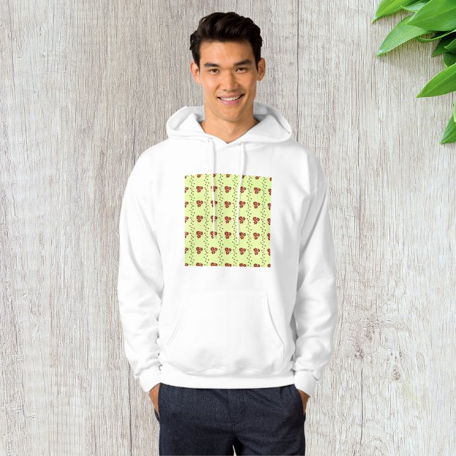 Floral Stripes Mens Hoodie (Von Creator hochgeladen)
