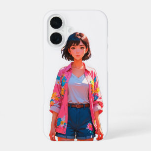 Floral Summer Chic iPhone 16 Coque