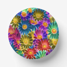 Floral Sunshine #444 - Paper Bowl Pappteller