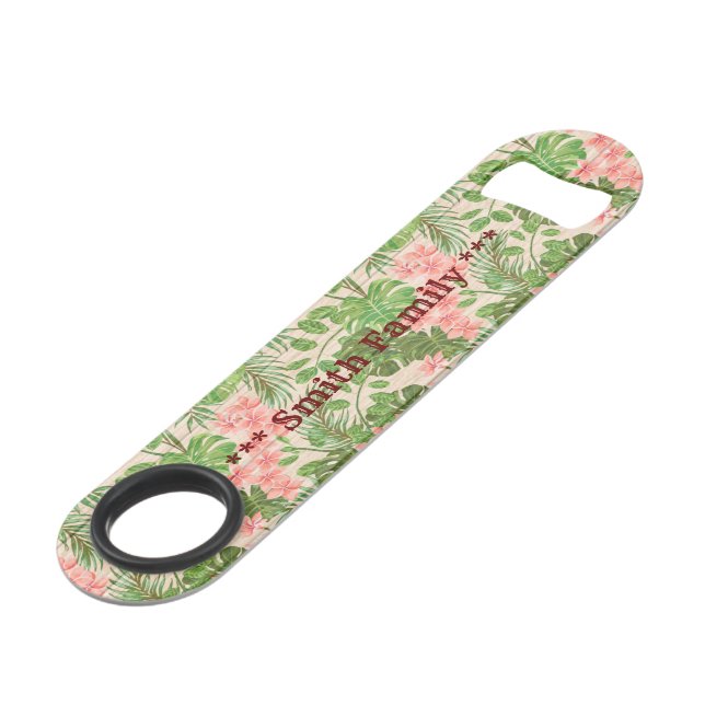Floral sur la Personnaliser du bois Populaire (Devant angulaire)