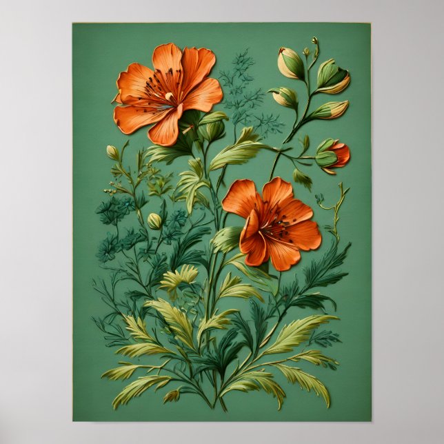 Floral Symphony Harmony Poster (Vorne)
