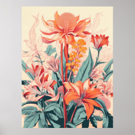 Floral Symphony Poster
