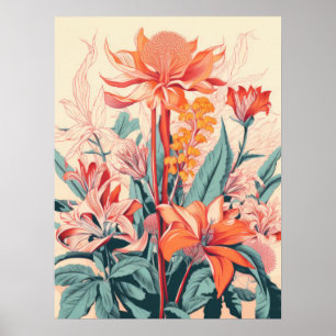 Floral Symphony Poster