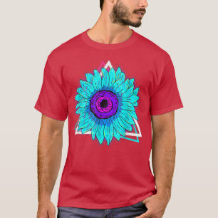 Floral Synthwave Garden Blume 90s Art Vaporwave S. T-Shirt