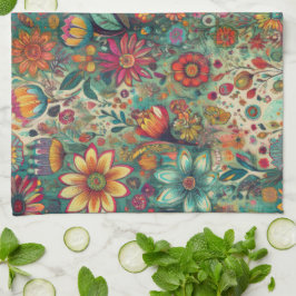 Floral Tapesta Küchentuch
