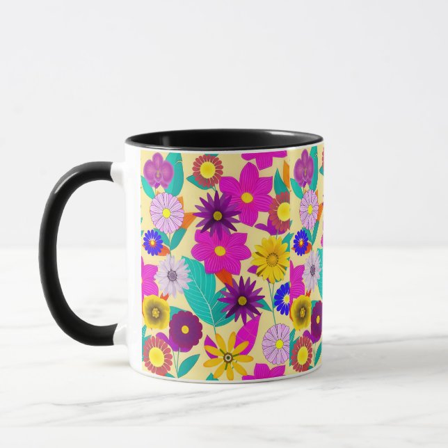 floral tasse (Links)
