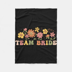 Floral Team Bride Wildblume Wedding Bachelorette Fleecedecke