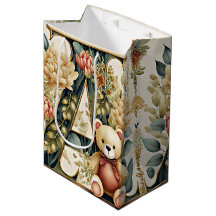 FLoral Teddy Bear Brief A