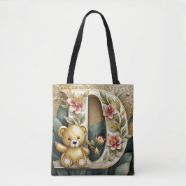 FLoral Teddy Bear Brief D Tasche