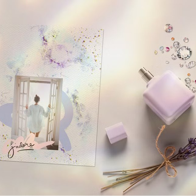 Floral Textured Paper Elegant Wedding Invitation Einladung (Von Creator hochgeladen)