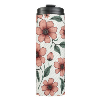Floral Thermal Tumbler Thermosbecher