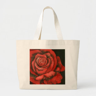 Floral Tote Bag Jumbo Stoffbeutel