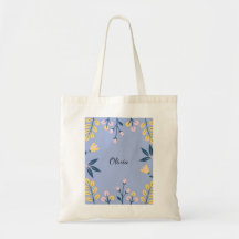 Floral Tote Bag - Personalisiert