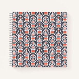 Floral Türkei Folk Art Muster Notizbuch