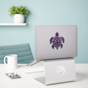 Floral Turtle Sticker
