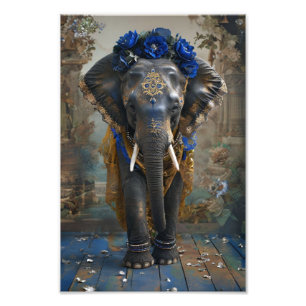 Floral Tusk Fotodruck