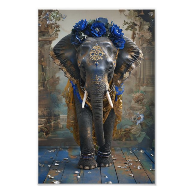 Floral Tusk Fotodruck (Vorne)