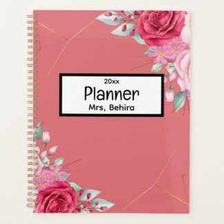 Floral unique Retour à l'planificateur scolaire