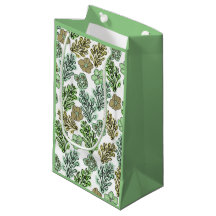 Floral Valencia Green Beige