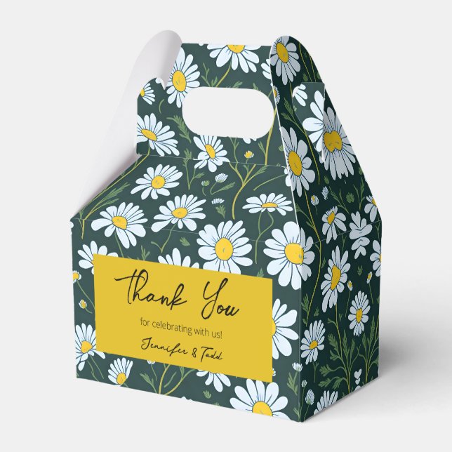 Floral Vielen Dank für Ihre Befürwortung der Boxen Geschenkschachtel (Vorderseite)