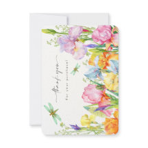 Floral Vielen Dank für Ihre Einkaufskarte.