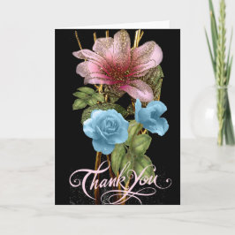 Floral Vielen Dank Karte