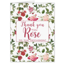 Floral Vielen Dank Rose Wertschätzung Oversized