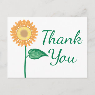 Floral Vielen Dank Watercolor Lila Blume Postkarte