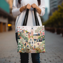 Floral Village Tote Bag, Cotgore Tasche