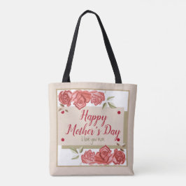 Floral Vintag Retro Elegante Keepake Mütter Tag Tasche