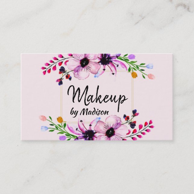 floral visitenkarte (Vorderseite)