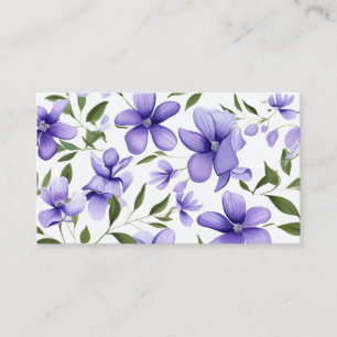 floral visitenkarte
