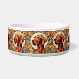 Floral Vizsla Napf