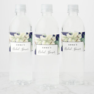 Floral Wasser Bridal Wasser Flasche Etikett