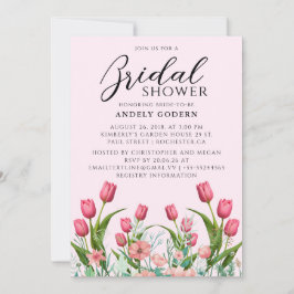 Floral Watercolor Bridal Shower Einladung