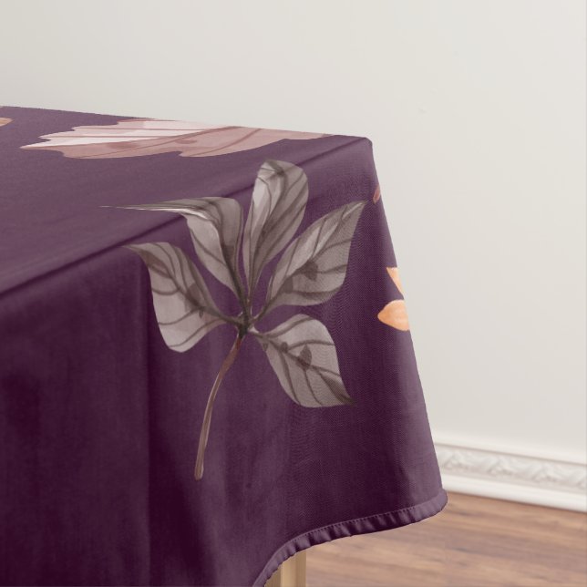Floral Watercolor Erntedank Abendessen Tischdecke (Beispiel)