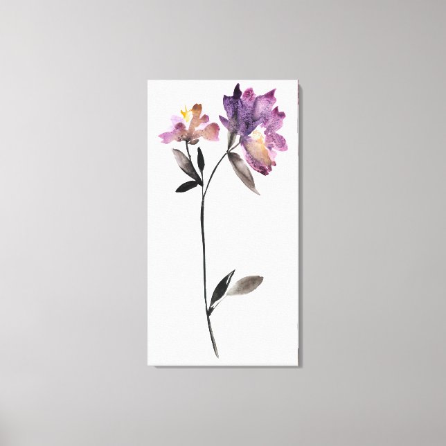 Floral Watercolor III Leinwanddruck (Vorderseite)