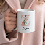 Floral Watercolor Initiale Tasse - Z<br><div class="desc">Gib diese wunderschöne Tasse als Geschenk an dein Brautparty, deine Mutter oder deinen Freund!!</div>