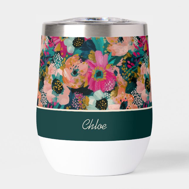 Floral Watercolor Name  (Vorderseite)