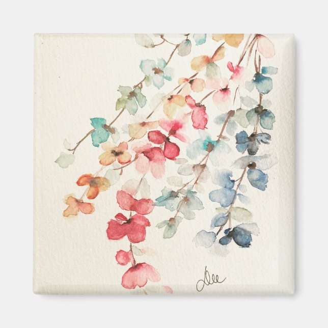 Floral Waterfall Magnet (Vorne)