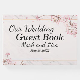 Floral Wedding Guest Book Gästebuch