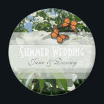 Floral Wedding Magnet<br><div class="desc">Floral Wedding Magnet von KCavender Beautiful Blume Summer Wedding Magnet,  fügen Sie einfach den Paarnamen und Sie können sogar den Gruß ändern,  oder verlass es asis.</div>