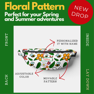 Floral Whimsical Secret Jardin Motif de printemps
